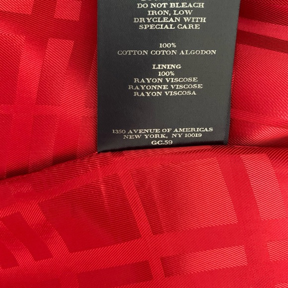 Burberry Red Trench Coat with Monochromatic Red Plaid Lining ❤️ - Picture 5 of 9